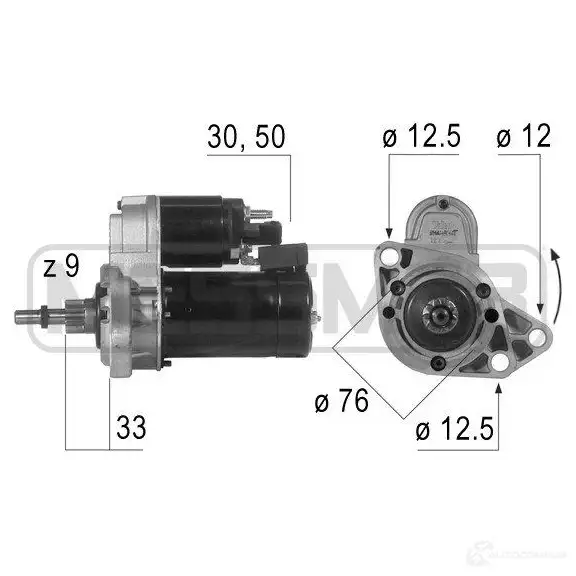 Стартер MESSMER 1437592929 220190a Z8 8G16I изображение 0