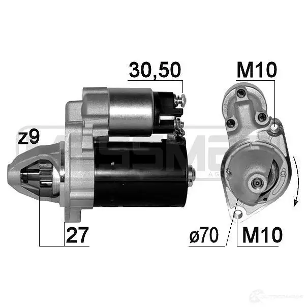 Стартер MESSMER EVD SD 220667a 1437592340