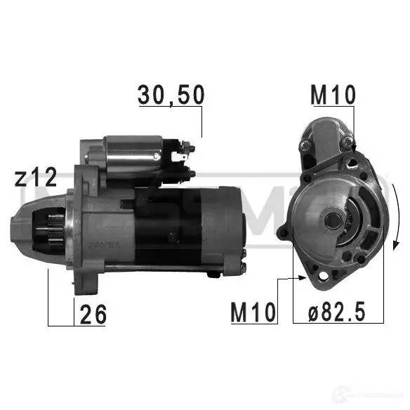 Стартер MESSMER 1437593162 6DDY5O I 220710a
