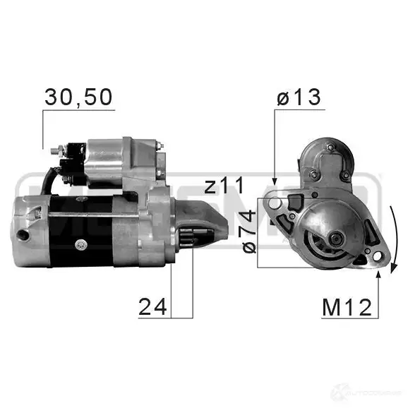 Стартер MESSMER 220664a 1437593277 TC 0MZP4 изображение 0