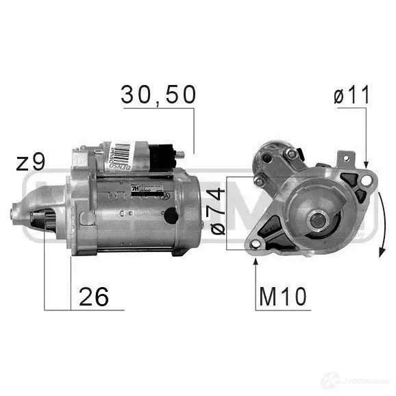 Стартер MESSMER 220677a 1437592618 PTC LH