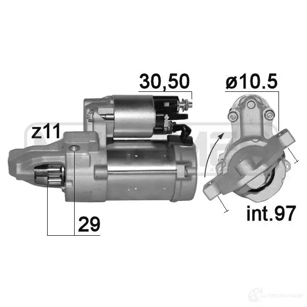 Стартер MESSMER 1437594061 S9J8 Q 220891a