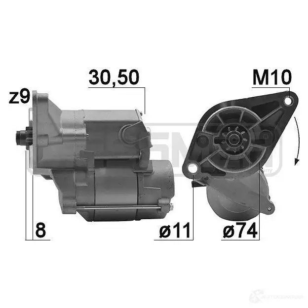 Стартер MESSMER DZE1 4UO 220981a 1437593618 изображение 0