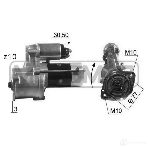 Стартер MESSMER 220013a JS 5UV2 1437593607 изображение 0