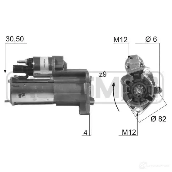 Стартер MESSMER 220430a 3U30 R 1437593436