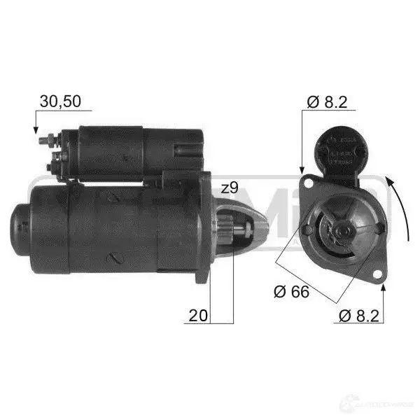 Стартер MESSMER 7150 N2 220114a 1437593442