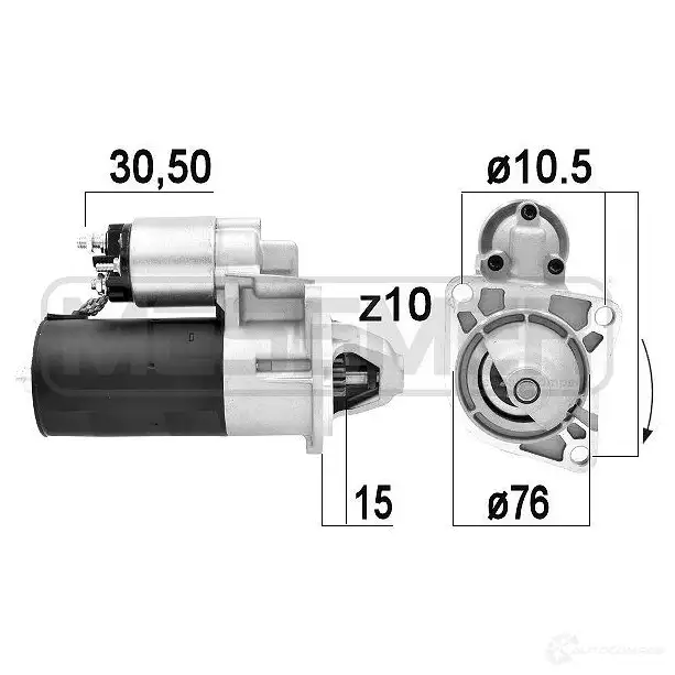 Стартер MESSMER 220919a 1437593445 OVZ 7SV изображение 0