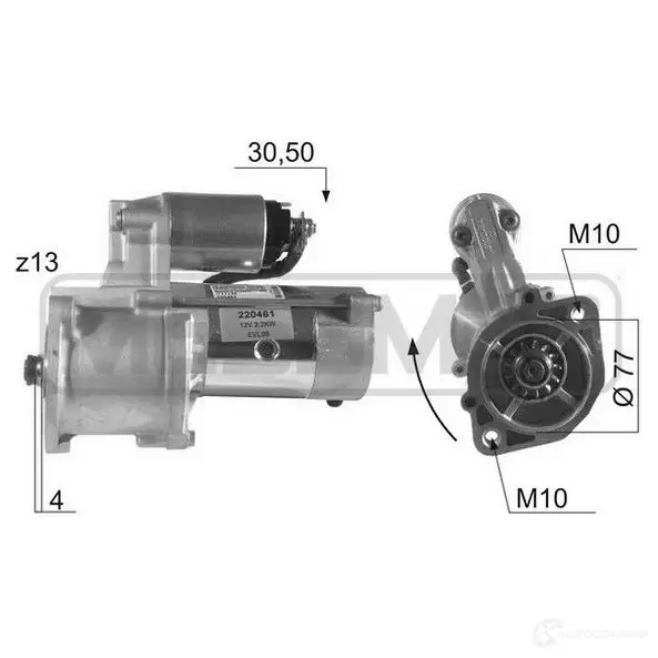 Стартер MESSMER X2S11D H 1437592605 220461a изображение 0