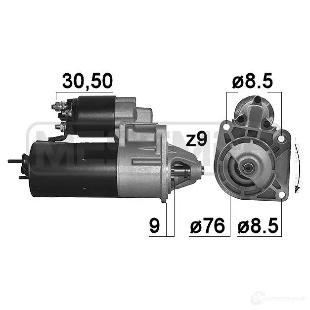 Стартер MESSMER 1437593450 220143a KZ4XF K изображение 0