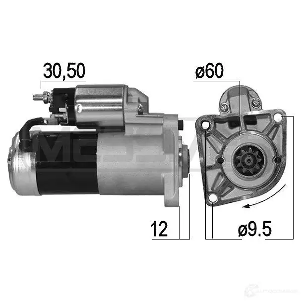 Стартер MESSMER BJ 2SFH 221010a 1437592922
