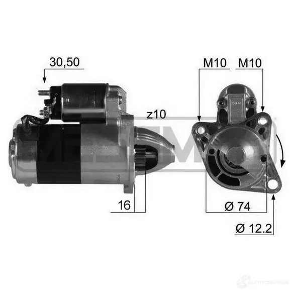 Стартер MESSMER WH YQR 1437593441 220199a изображение 0