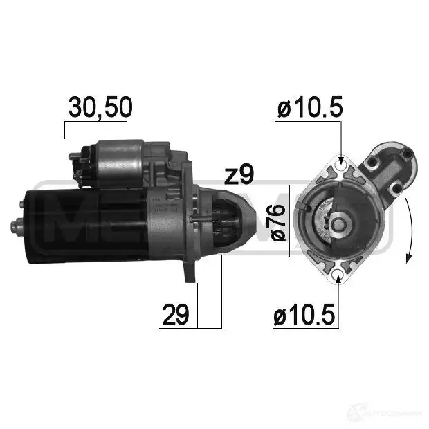 Стартер MESSMER 1437594148 220913a J 68IU изображение 0