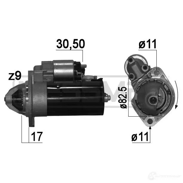 Стартер MESSMER FEPX3 J 220889a 1437592627