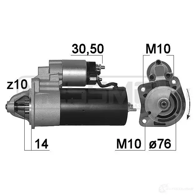 Стартер MESSMER NU 33S1 220167a 1437594311