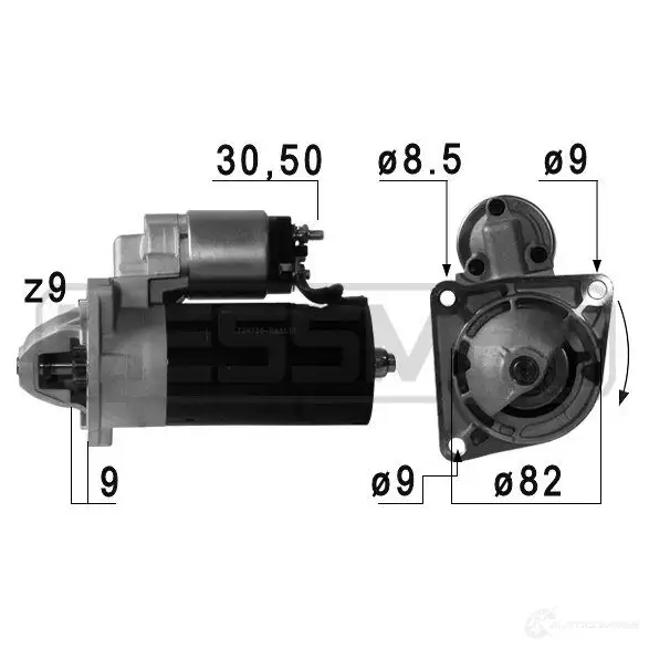 Стартер MESSMER N NZBJ 1437592209 220720a