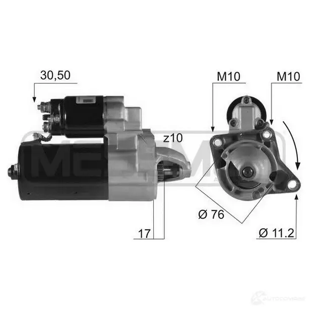 Стартер MESSMER 220110a UYNVN B 1437593324