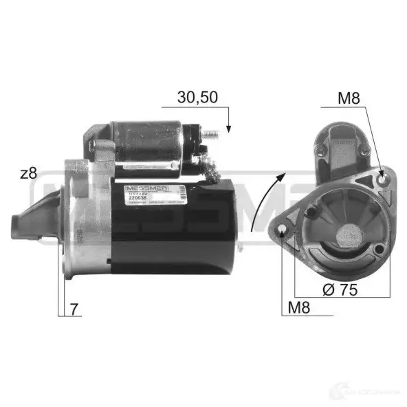 Стартер MESSMER 220036a 1437594107 8 BF4FY изображение 0