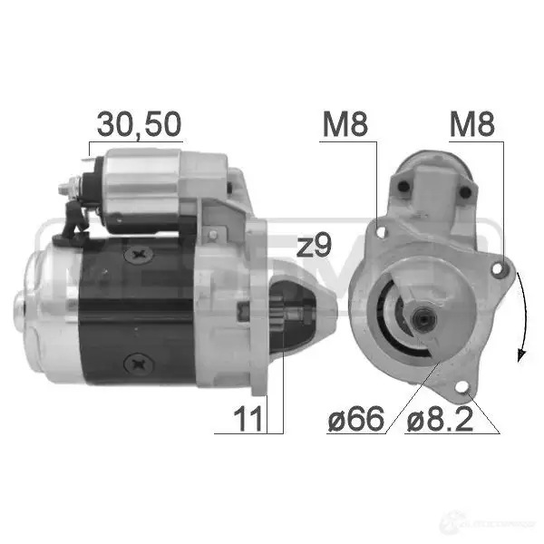 Стартер MESSMER HU LNTUZ 220943a 1437594294
