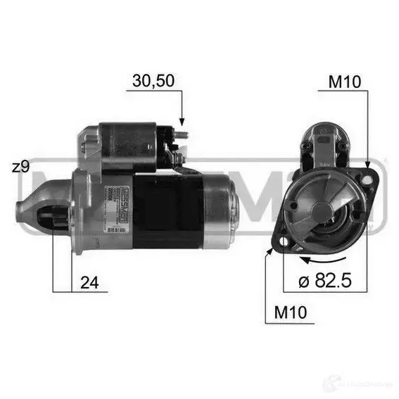 Стартер MESSMER 1437592277 220398a O 2O3M