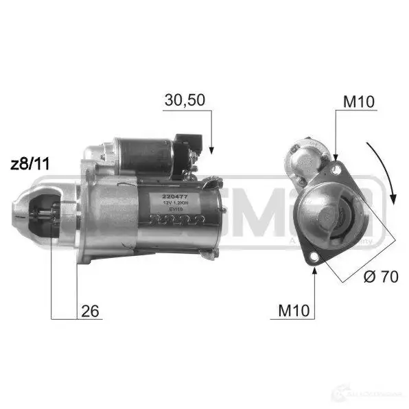 Стартер MESSMER 1437594137 WH2PN SF 220477a