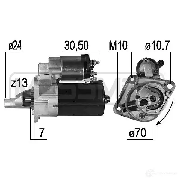 Стартер MESSMER 220978a 1437594146 W INJZJ
