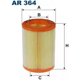 Воздушный фильтр FILTRON DRPI6E ZX46Y U0 2102402 AR364 изображение 0