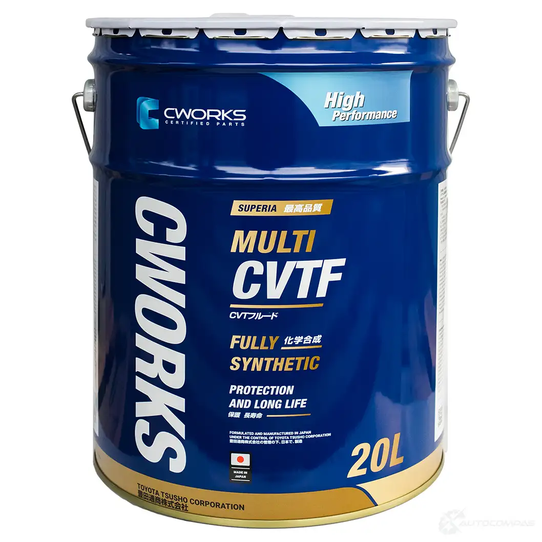 Масло в вариатор синтетическое SUPERIA Multi CVTF - 20 л CWORKS, 20 л CWORKS X20P A6 A22SR2020 1439699643 - Изображение 1
