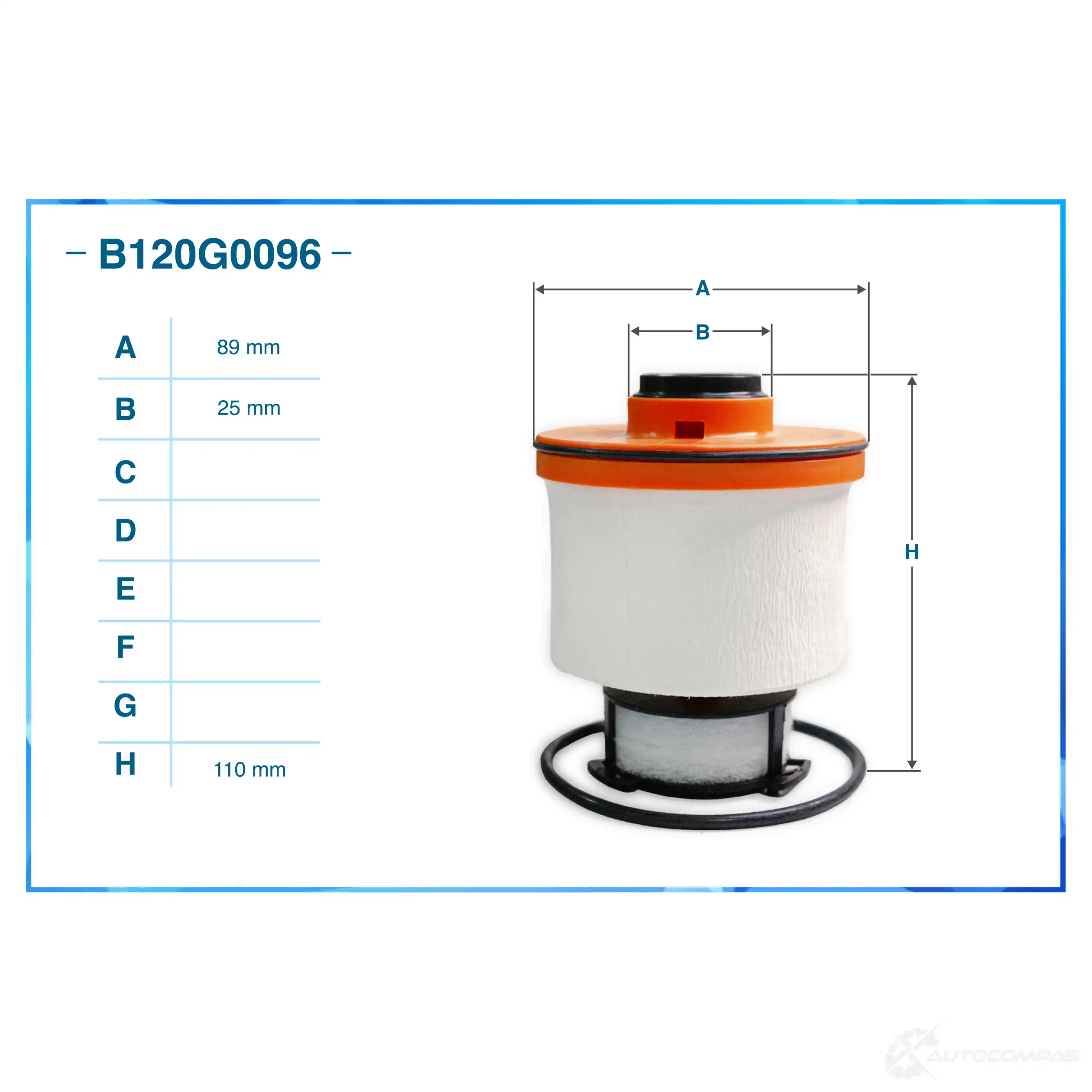 Топливный фильтр CWORKS 1439702018 IJM8D1 D B120G0096 изображение 1