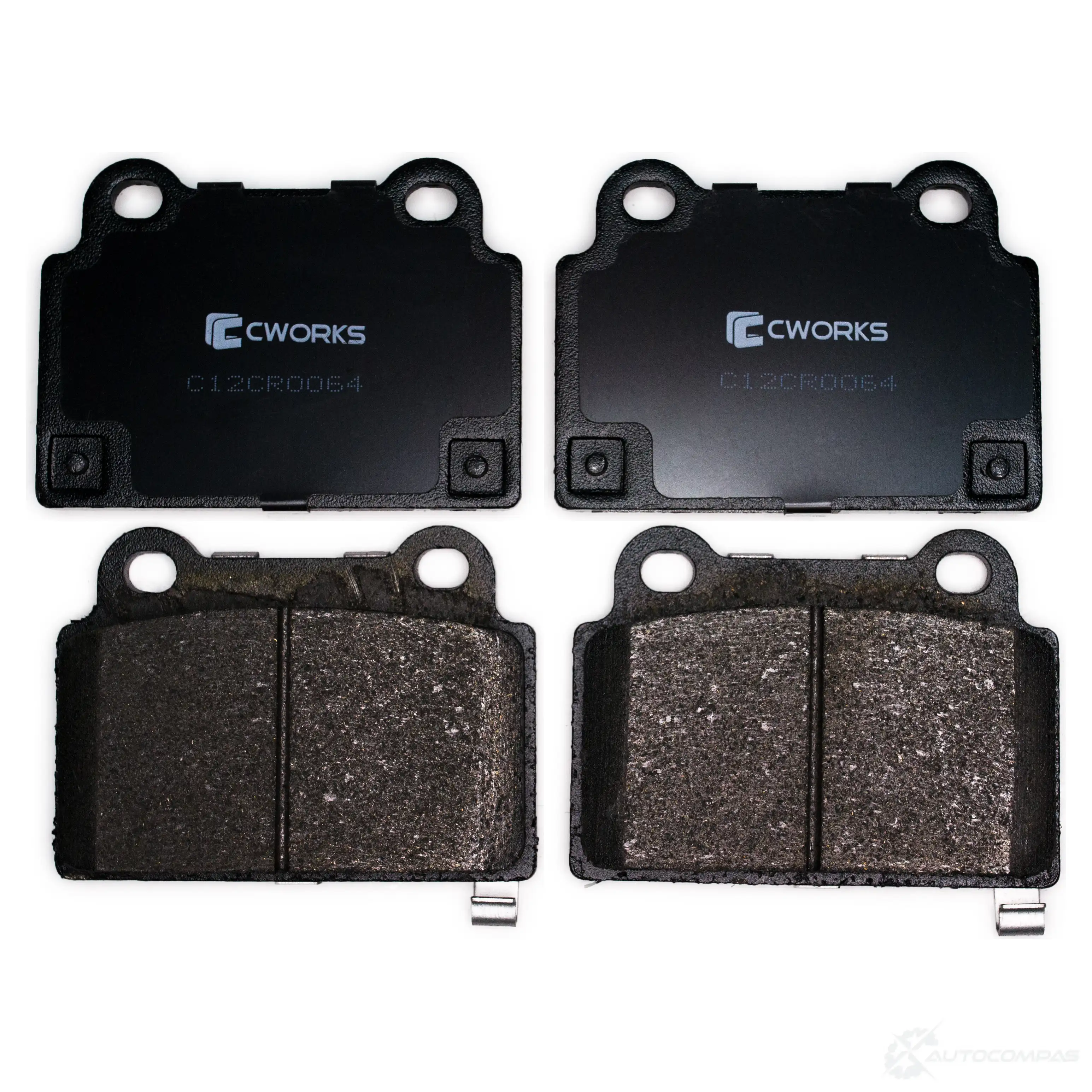 Тормозные колодки дисковые, комплект CWORKS LO BD6 1439702566 C12CR0064 - Изображение 1