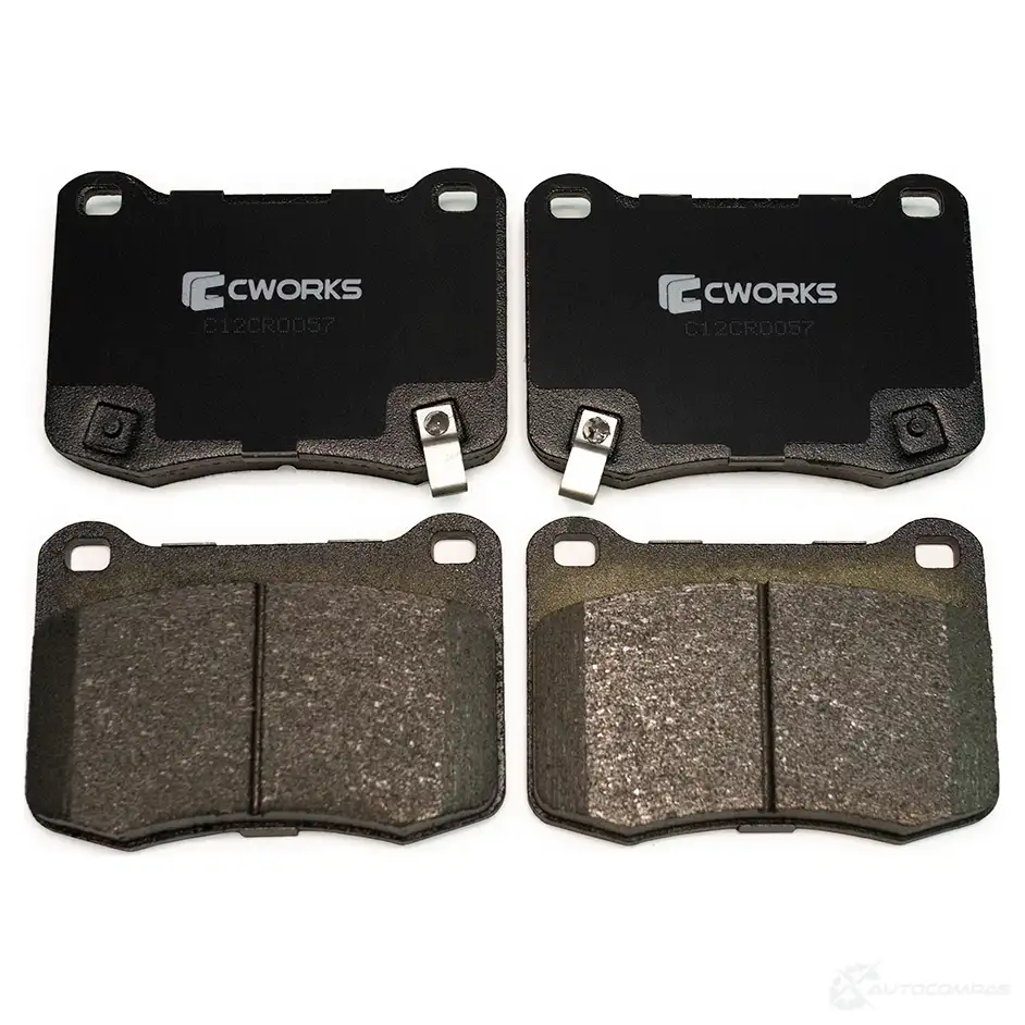 Тормозные колодки дисковые, комплект CWORKS 1439702570 C12CR0057 ZT494H H - Изображение 1