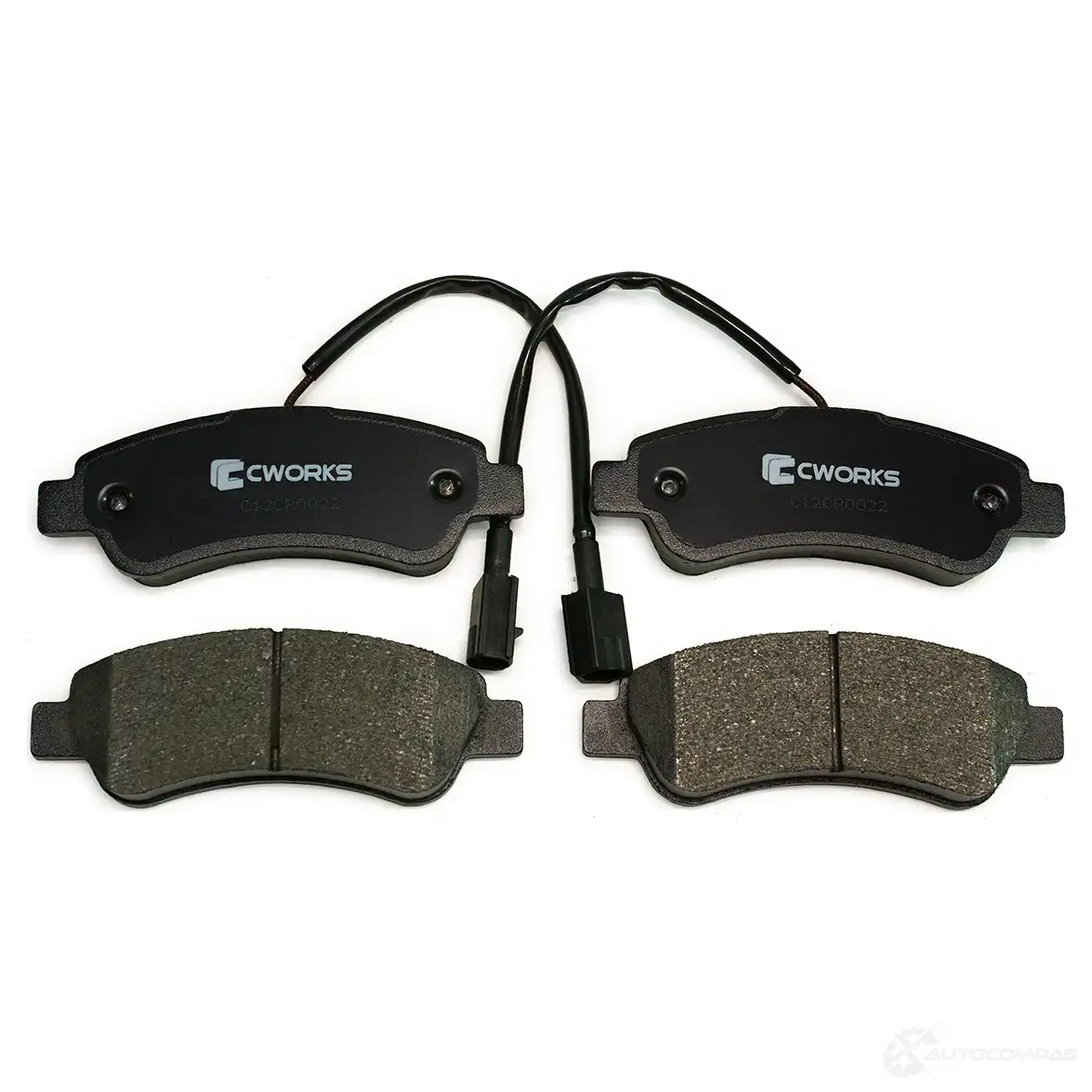 Тормозные колодки дисковые, комплект CWORKS F M6XR2Q 1439702613 C12CR0022 - Изображение 1
