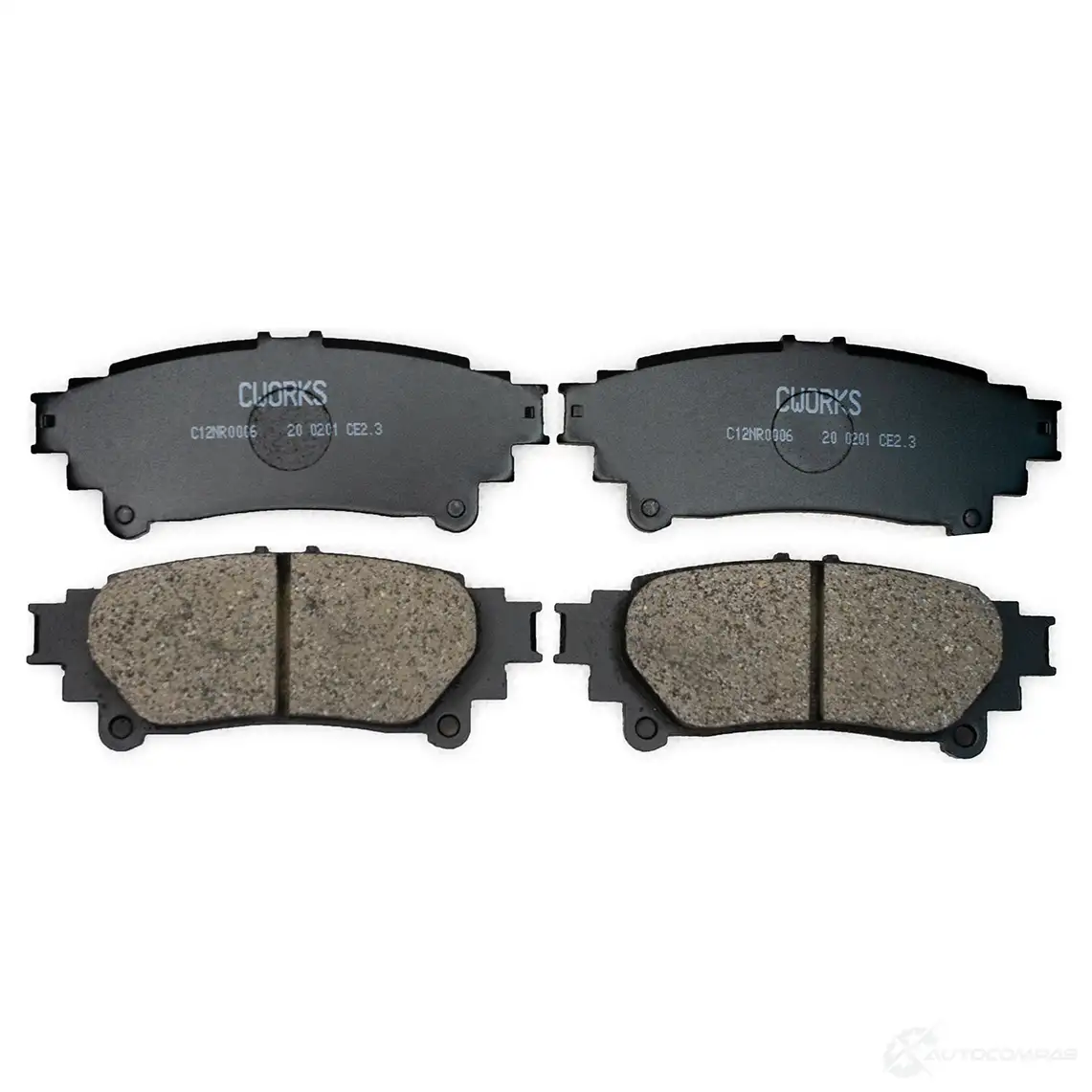 Тормозные колодки дисковые, комплект CWORKS C12NR0006 1439702819 J8P E3G - Изображение 1