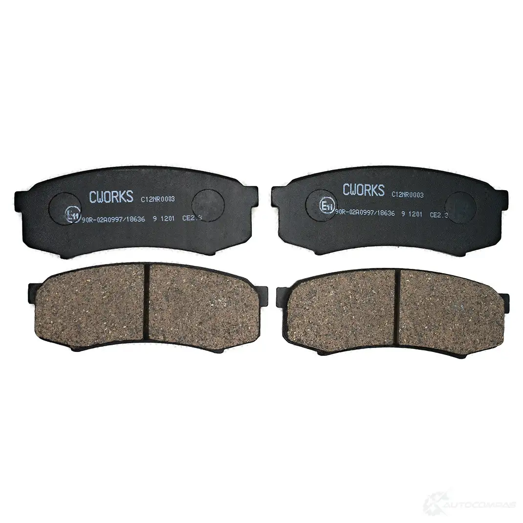 Тормозные колодки дисковые, комплект CWORKS 1439702823 L4Z 9R C12NR0003 - Изображение 1