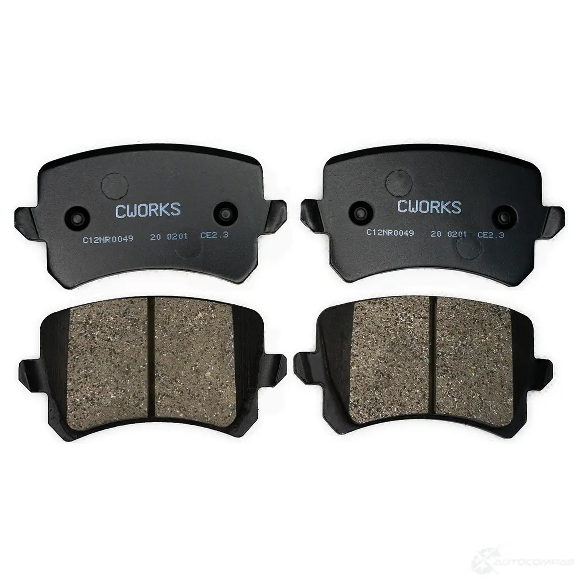 Тормозные колодки дисковые, комплект CWORKS 80 37GT C12NR0049 1439702828 - Изображение 1