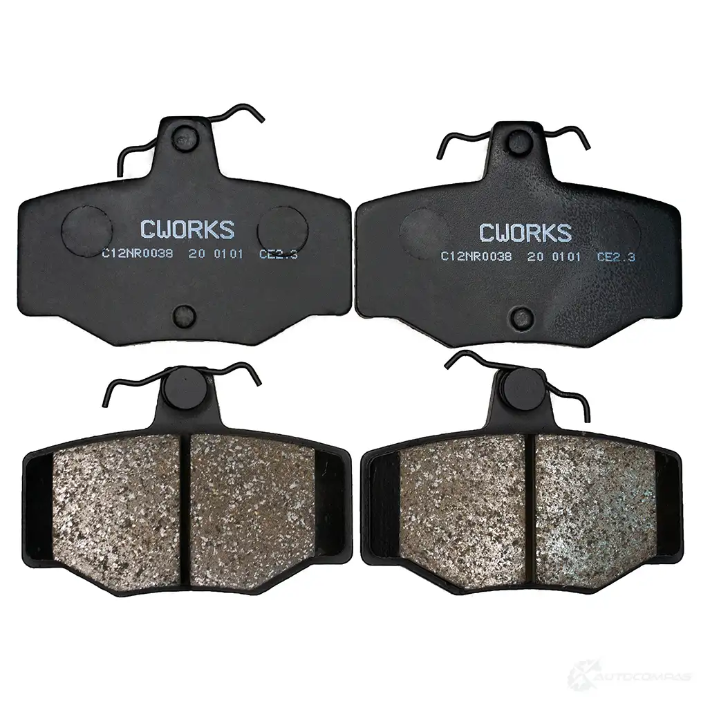 Тормозные колодки дисковые, комплект CWORKS C12NR0038 CT444 FP 1439702838 - Изображение 1