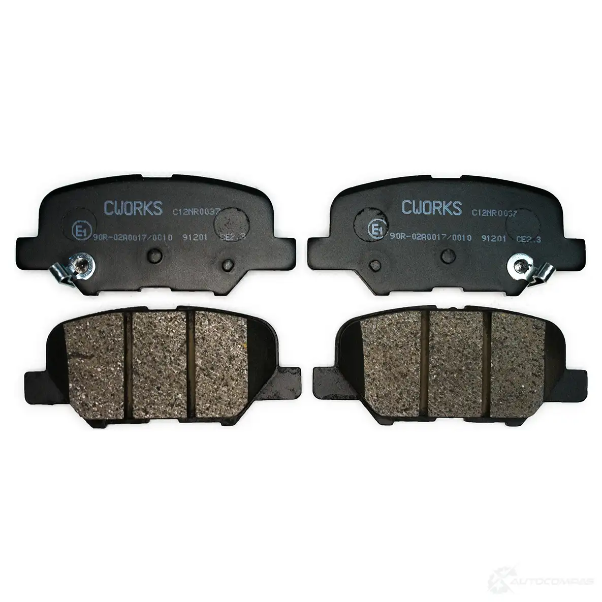Тормозные колодки дисковые, комплект CWORKS C12NR0037 PBAM8X W 1439702839 - Изображение 1
