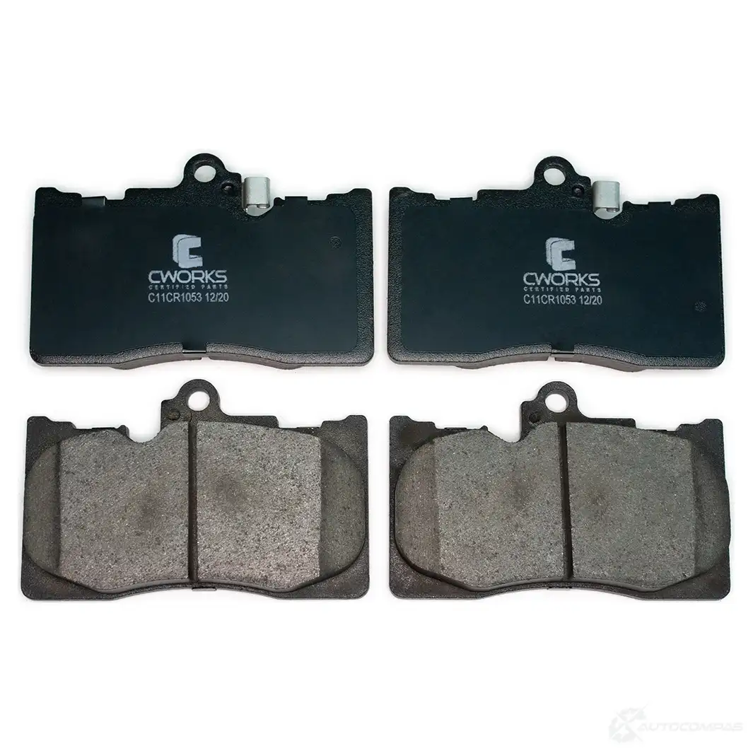 Тормозные колодки дисковые, комплект CWORKS C11CR1053 1439703342 NQXF 2O - Изображение 1