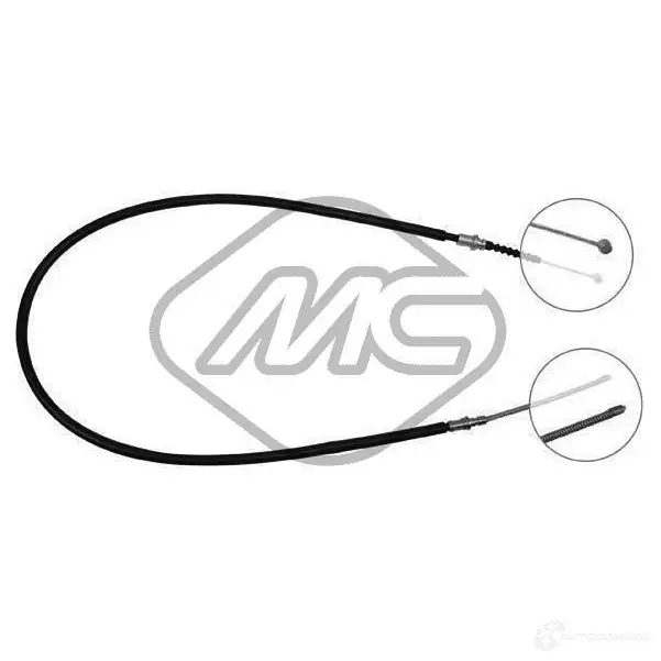 Трос ручника METALCAUCHO 83954 XYBP JD 3800976