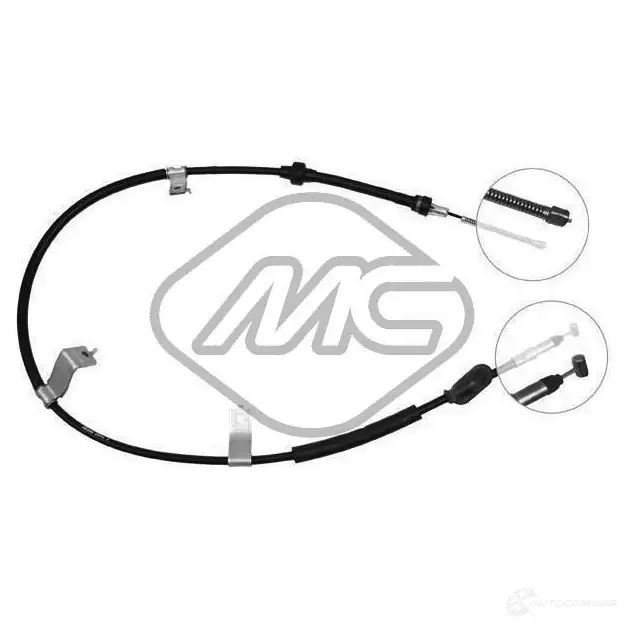Трос ручника METALCAUCHO 3799305 DX9 XX3 81958 изображение 0