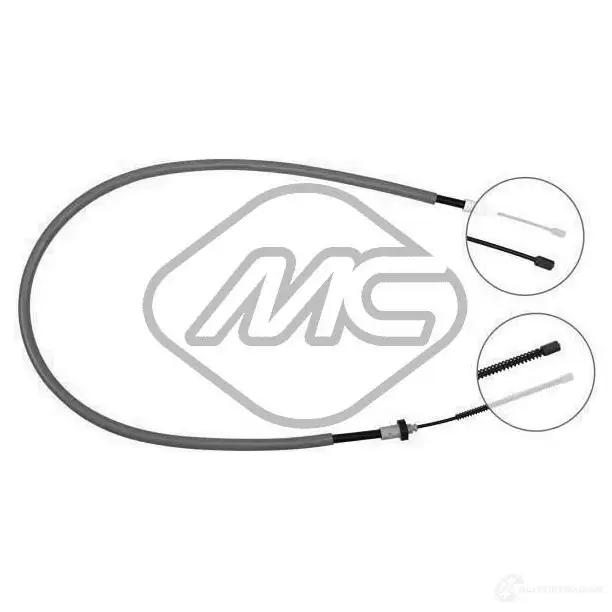 Трос ручника METALCAUCHO 83075 3800302 A XQ50L
