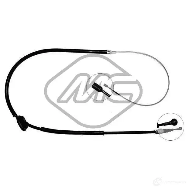 Трос ручника METALCAUCHO H4B SL 3797588 80201 изображение 0