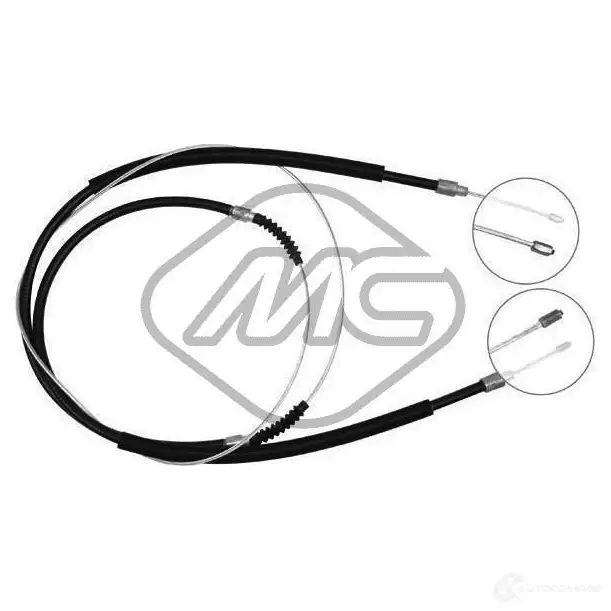 Трос ручника METALCAUCHO 3798200 80828 LKL L9T