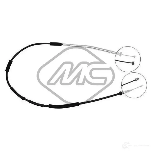 Трос ручника METALCAUCHO 3798700 4Q8M I 81338