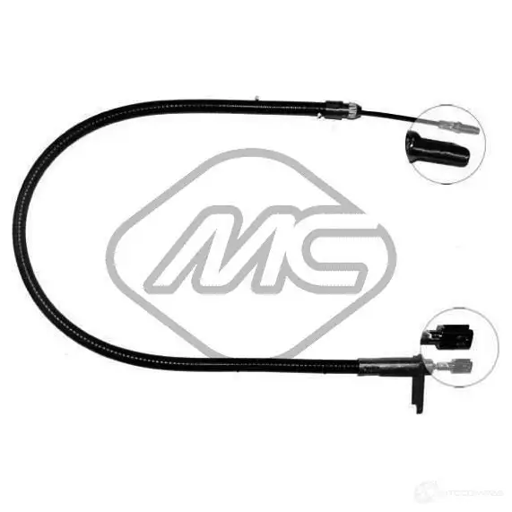 Трос ручника METALCAUCHO 80942 C8 MU2A 3798308