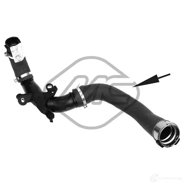 Патрубок интеркулера METALCAUCHO 1270348321 Q26TT AN 09851