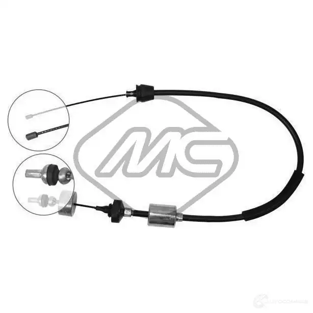 Трос сцепления METALCAUCHO 3797488 2D ICD9 80100