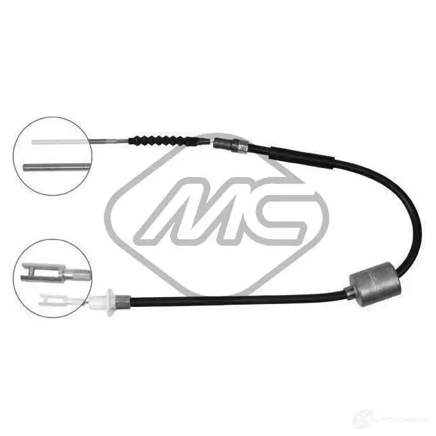Трос сцепления METALCAUCHO 3798082 80707 64A6 N изображение 0