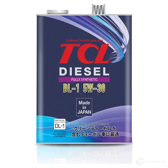 Моторное масло Diesel, Fully Synth, DL-1, 5W-30 - 4 л TCL D0040530 8YVD 4 1439707612 изображение 0