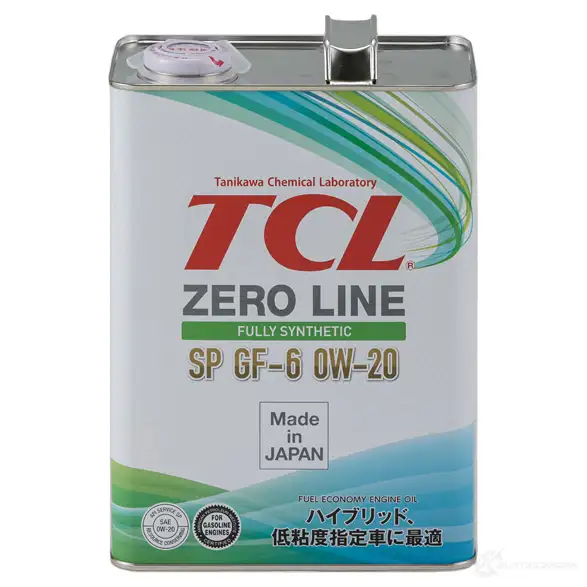 Моторное масло Zero Line Fully Synth, Fuel Economy, GF-6 SP 0W-20 - 4 л TCL XT I20 1439707996 Z0040020SP изображение 0