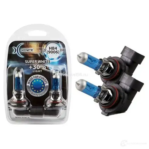 Лампа галогеновая HB4 55 Вт 12 В 4000K XENITE 1007041 1439691799 9MZ9P ZU - Изображение 1